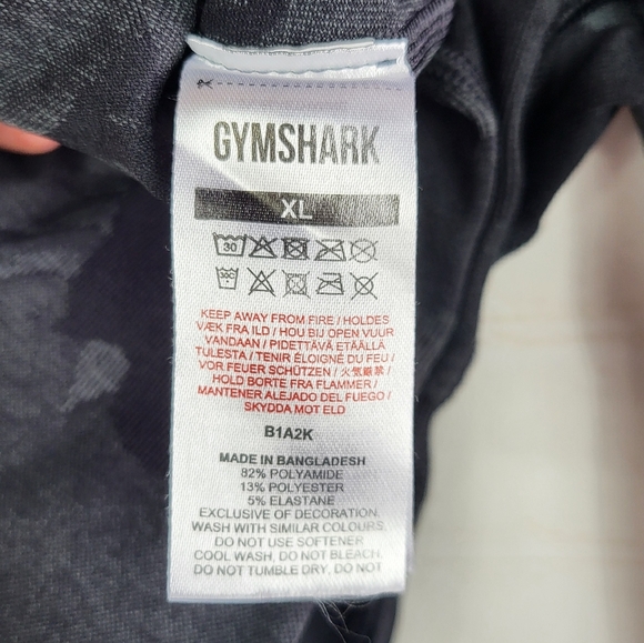 Gymshark Black Camo Leggings - Picture 13 of 13